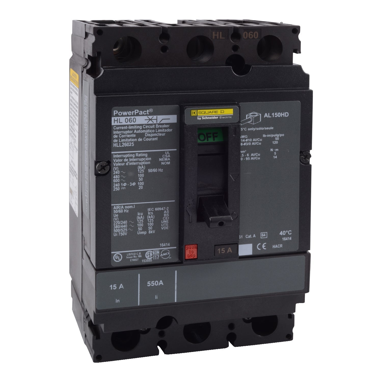 HLL26025 - Square D - Molded Case Circuit Breaker