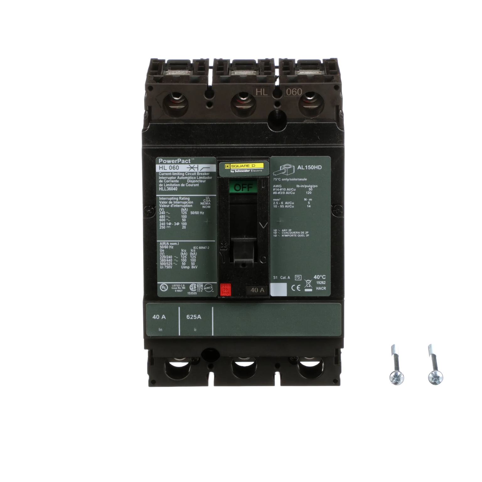 HLL36040 - Square D - Molded Case Circuit Breaker