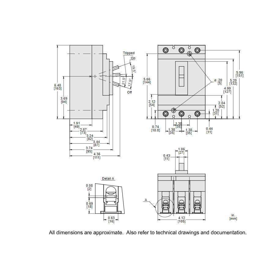 HLL36050 - Square D - Molded Case Circuit Breaker