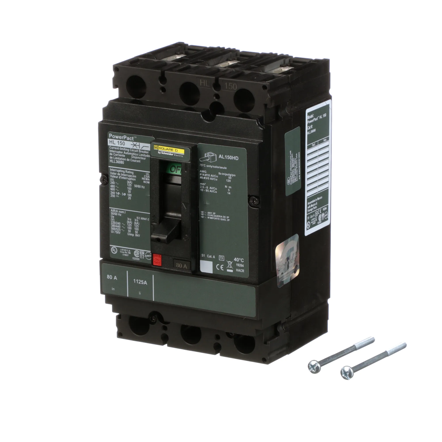 HLL36080 - Square D - Molded Case Circuit Breaker