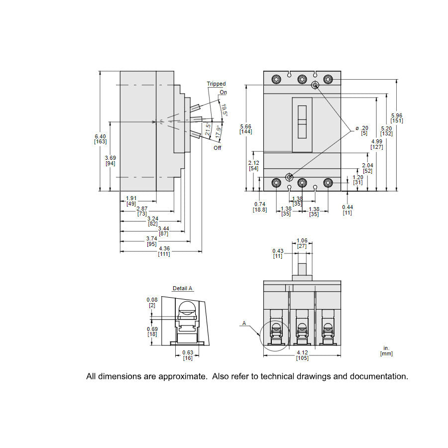 HLL36080 - Square D - Molded Case Circuit Breaker