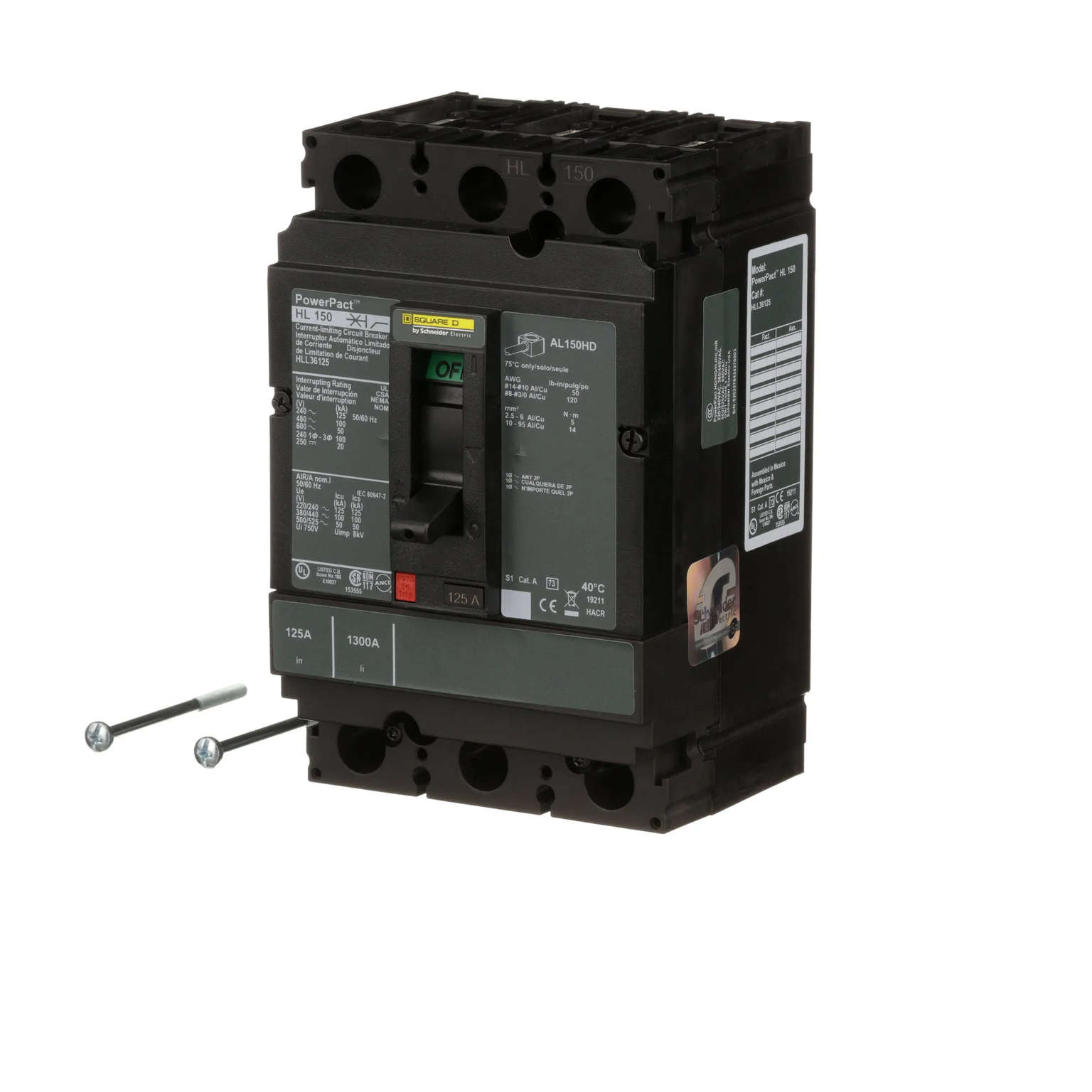 HLL36125 - Square D - Molded Case Circuit Breaker