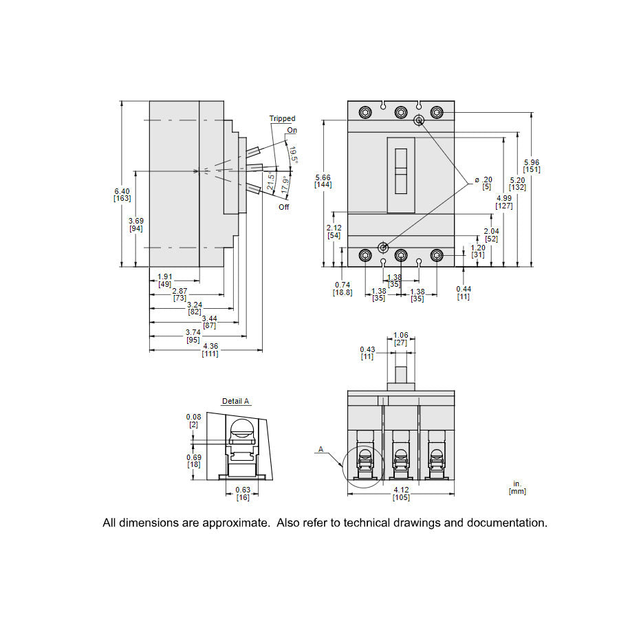 HLL36150 - Square D - Molded Case Circuit Breaker