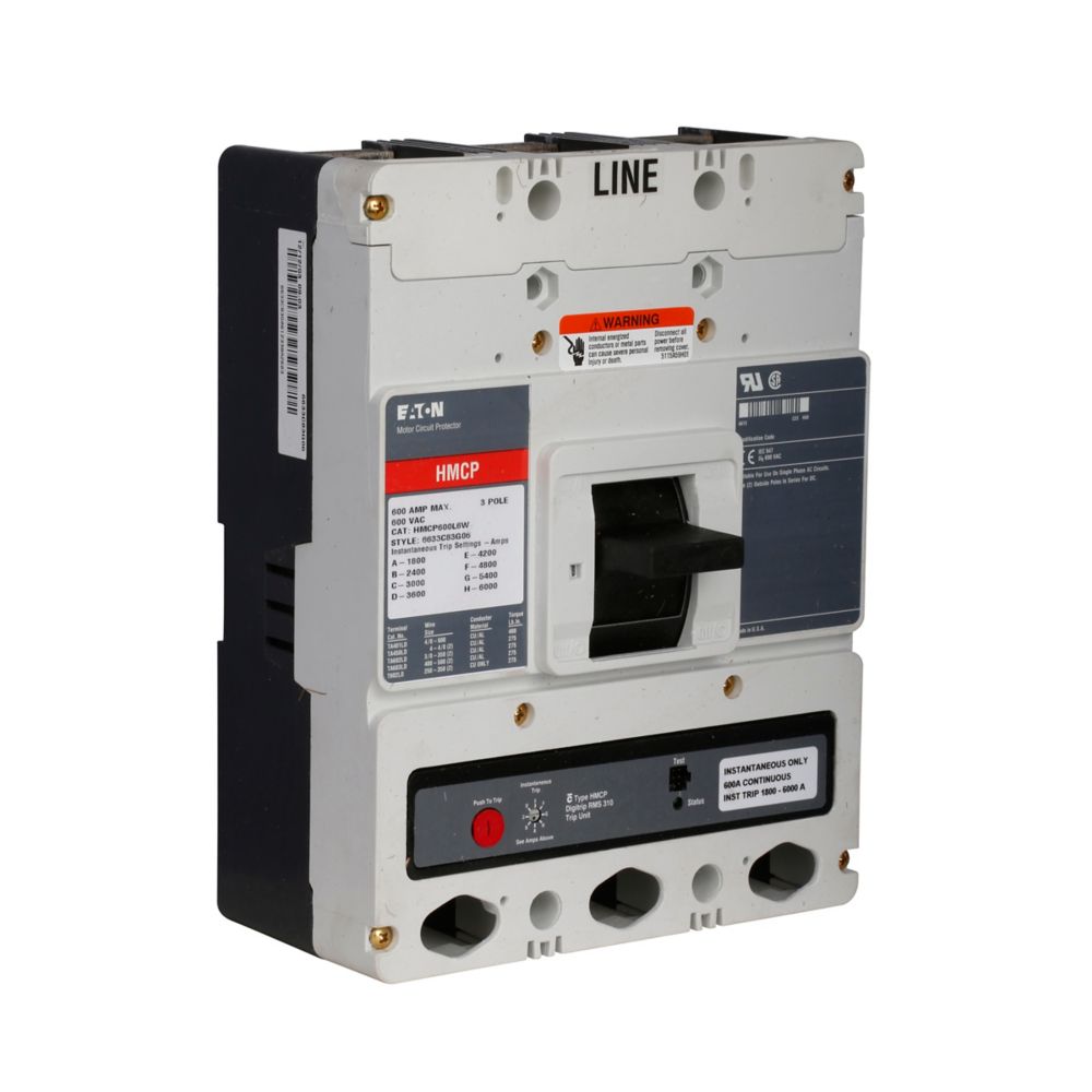 HMCP600Y6W - Eaton - Molded Case Circuit Breaker