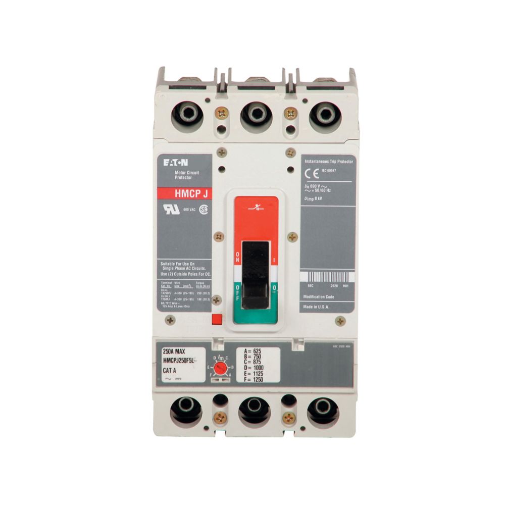 HMCPJ250W5L - Eaton - Molded Case Circuit Breakers