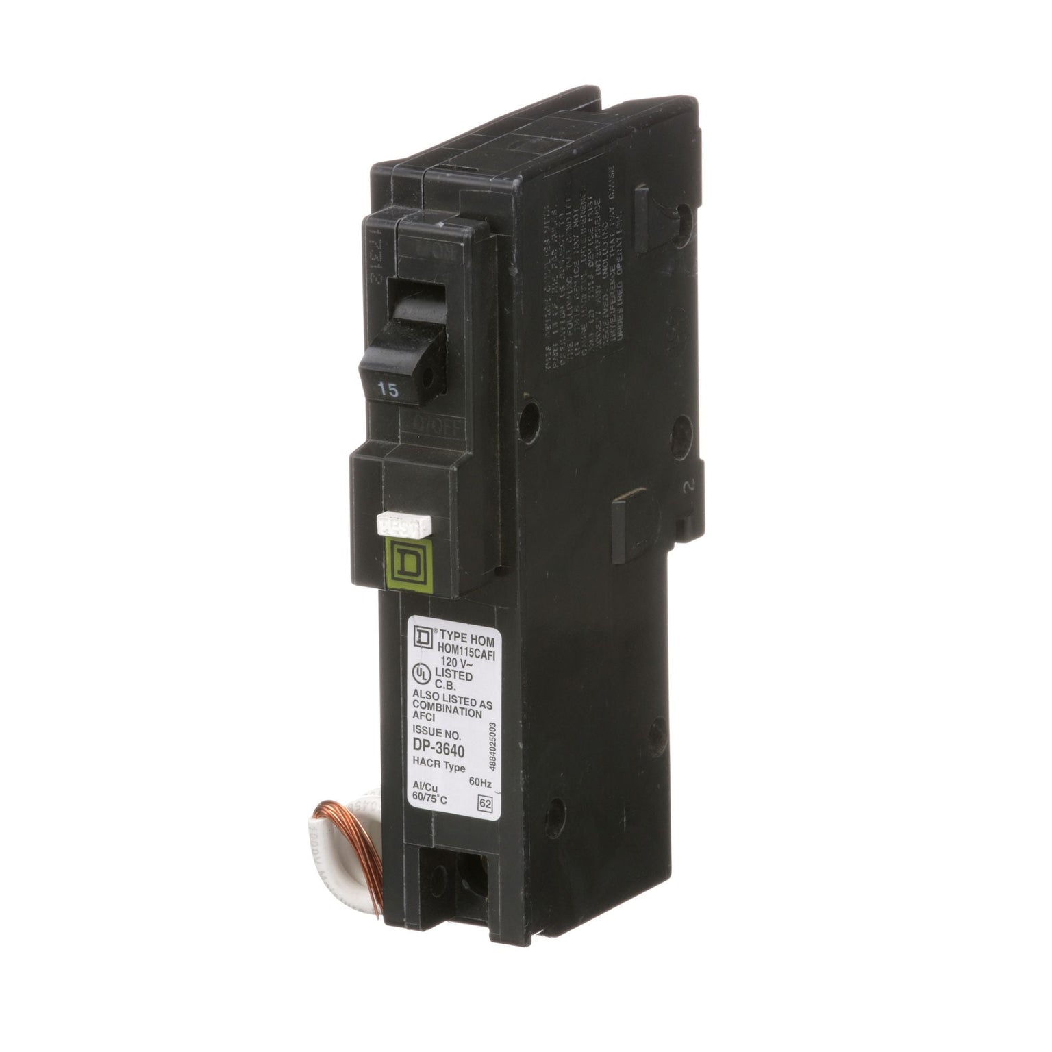 HOM115CAFI - Square D Homeline - Arc Fault (AFCI) Circuit Breaker