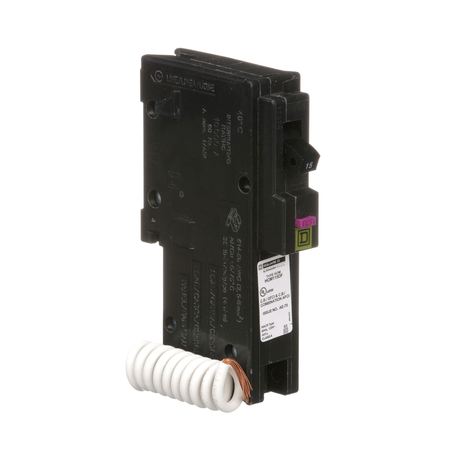 HOM115DF - Square D Homeline - Dual Function Circuit Breaker