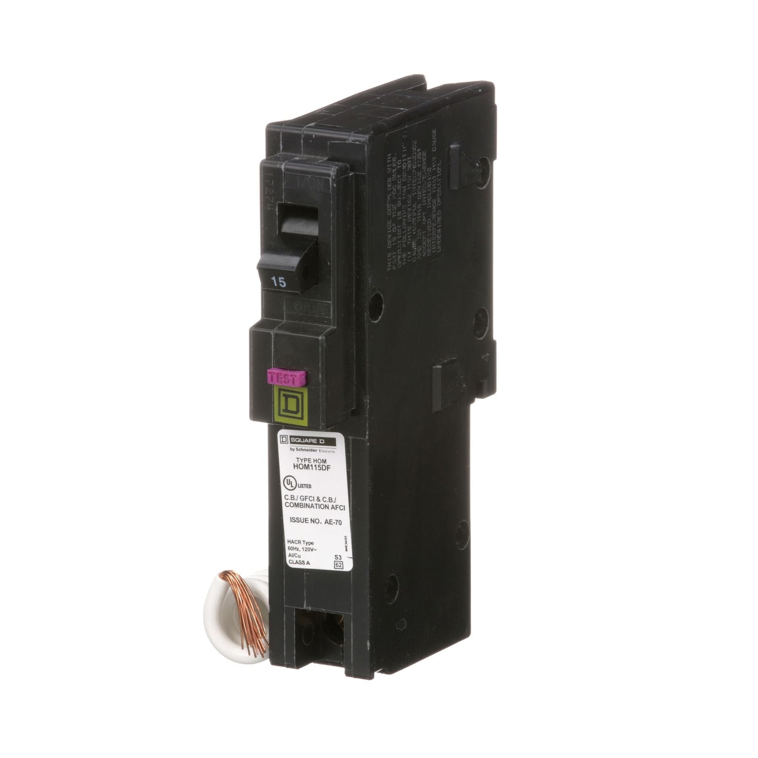 HOM115DF - Square D Homeline - Dual Function Circuit Breaker