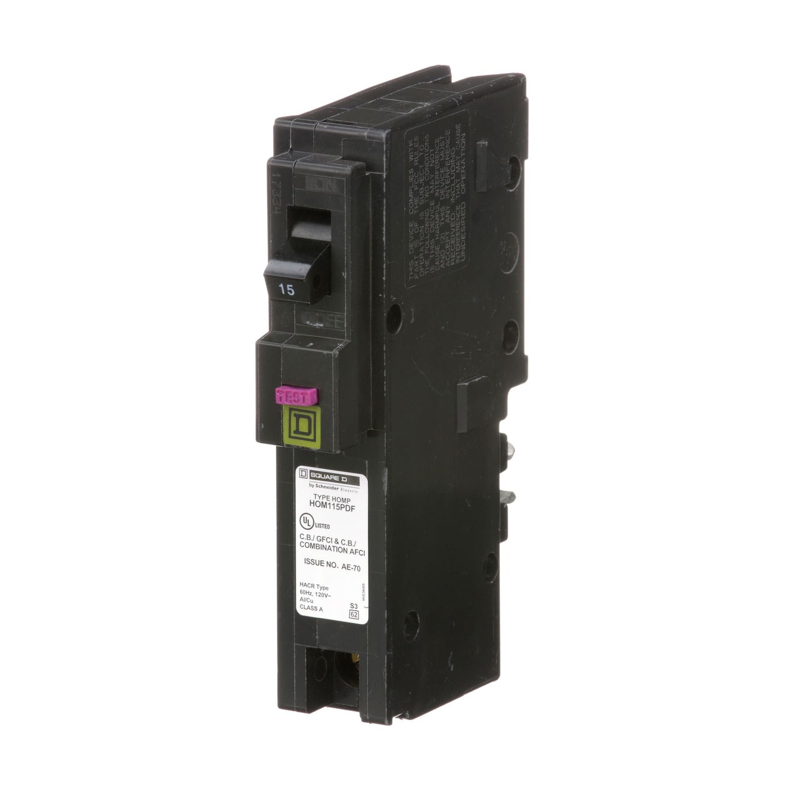 HOM115PDF - Square D Homeline - Circuit Breaker