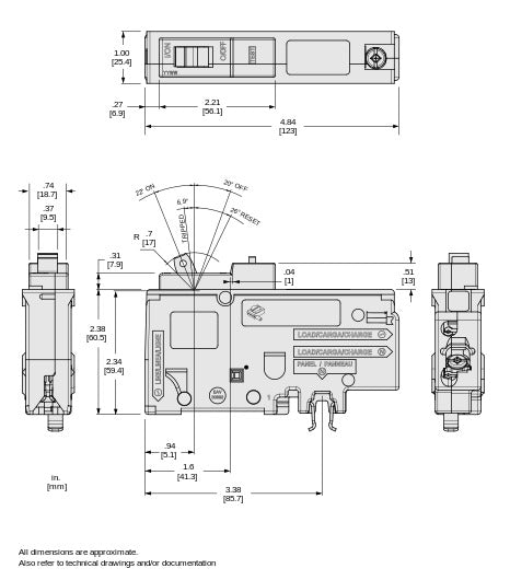 HOM115PDF - Square D Homeline - Circuit Breaker