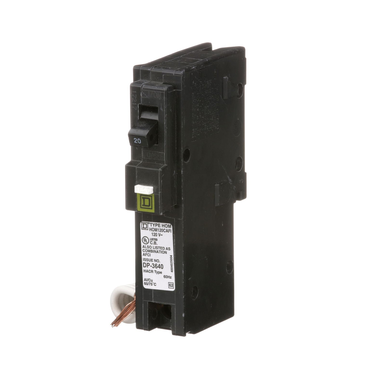 HOM120CAFI - Square D Homeline - Arc Fault (AFCI) Circuit Breaker