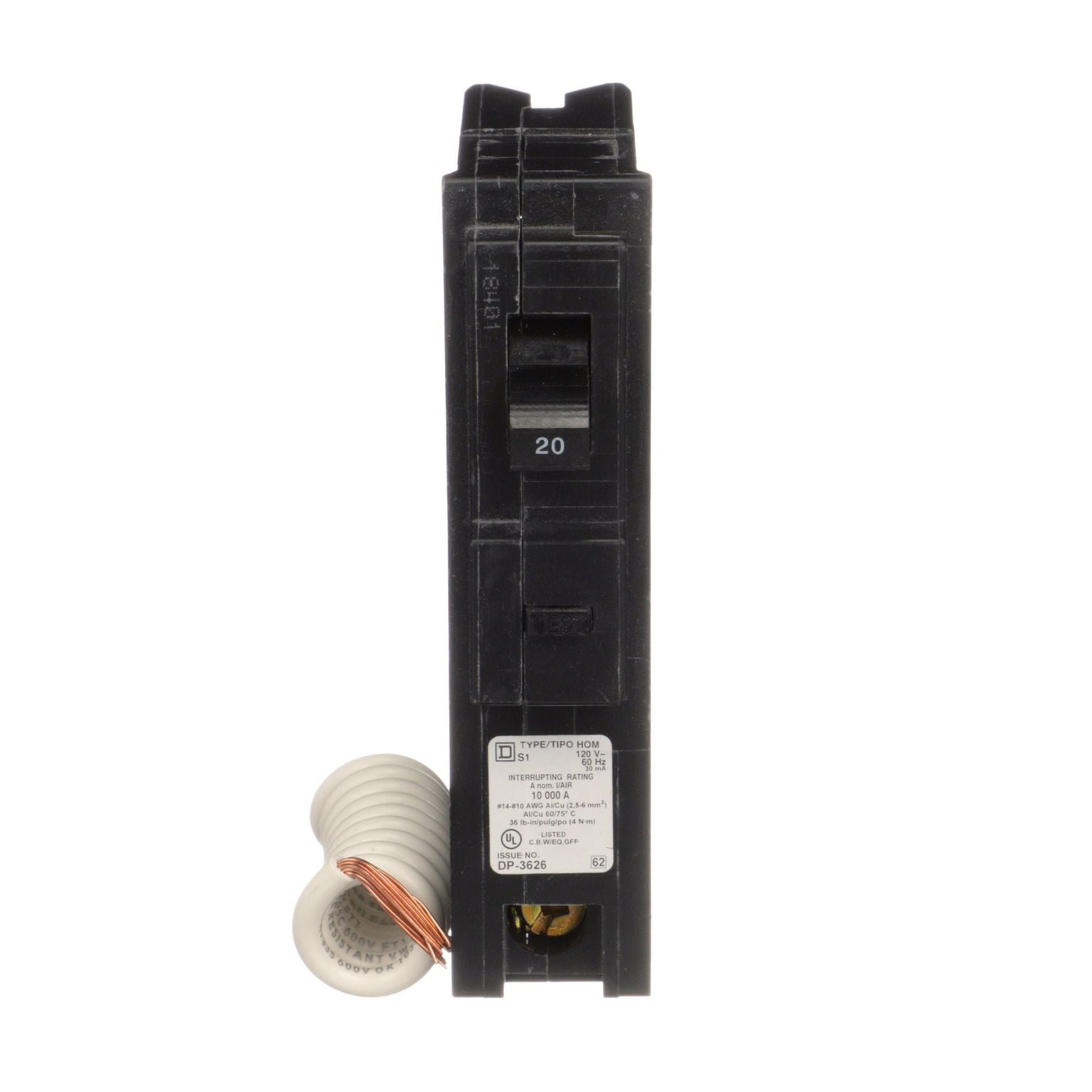 HOM120EPDCP - Square D - 20 Amp Molded Case Circuit Breaker