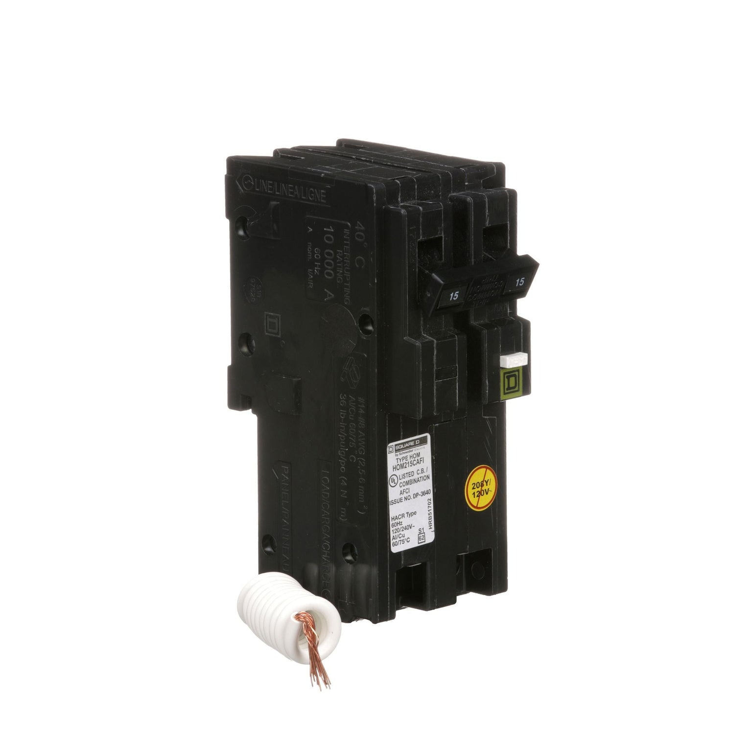 HOM215CAFICP - Square D Homeline - Arc Fault (AFCI) Circuit Breaker