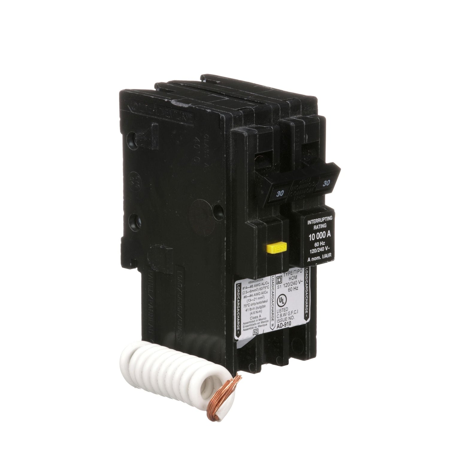 HOM230GFICP - Square D Homeline - GFCI Circuit Breaker