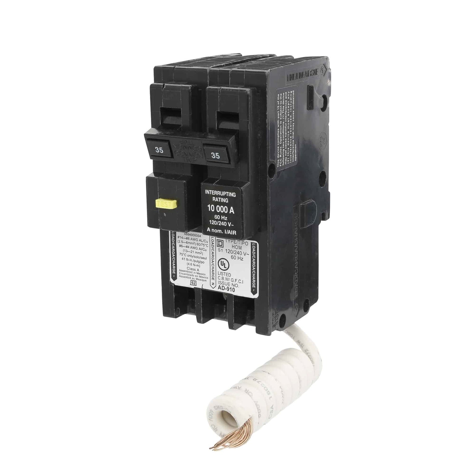 HOM235GFICP - HOM235GFI - HomeLine 35 Amp Circuit Breaker