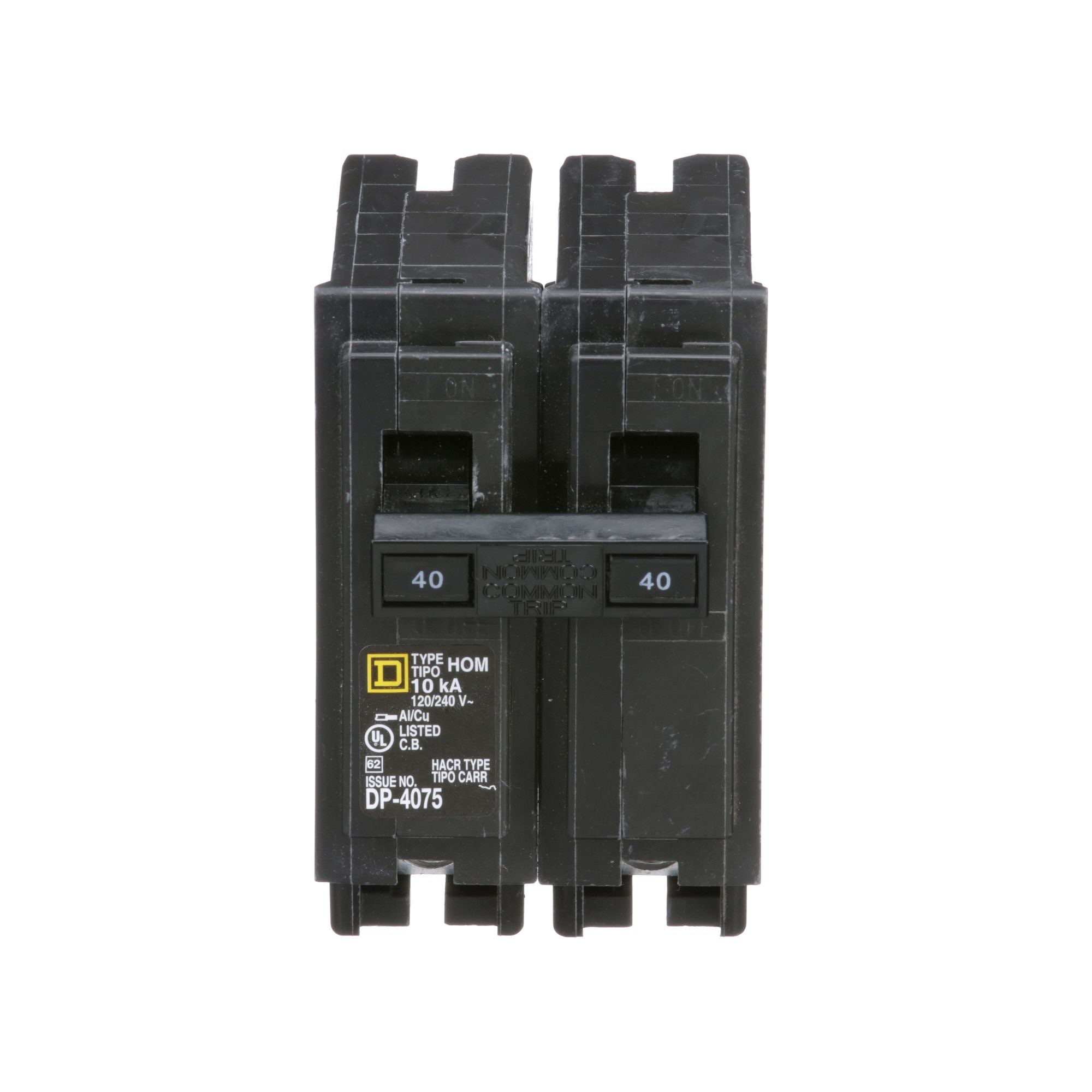 Square D Homeline HOM240GFIC Two Pole Circuit Breaker sale & Circuit Interpreter NEW