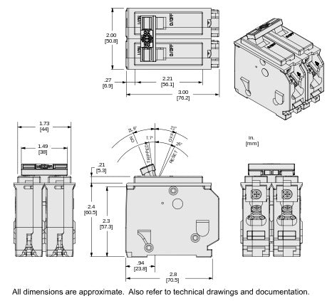 HOM250CP - Square D Homeline - Circuit Breaker