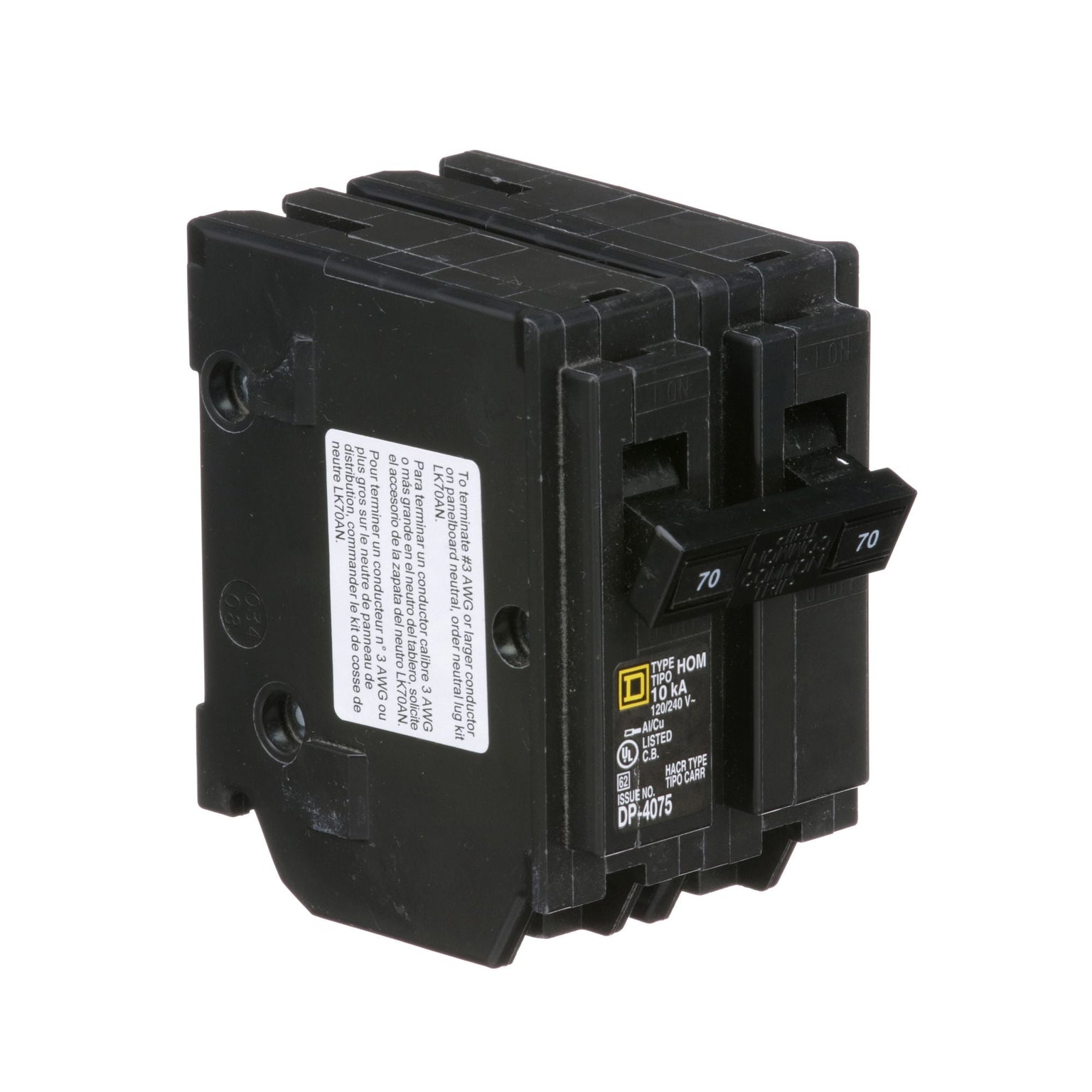 HOM270CP - Square D Homeline - Circuit Breaker