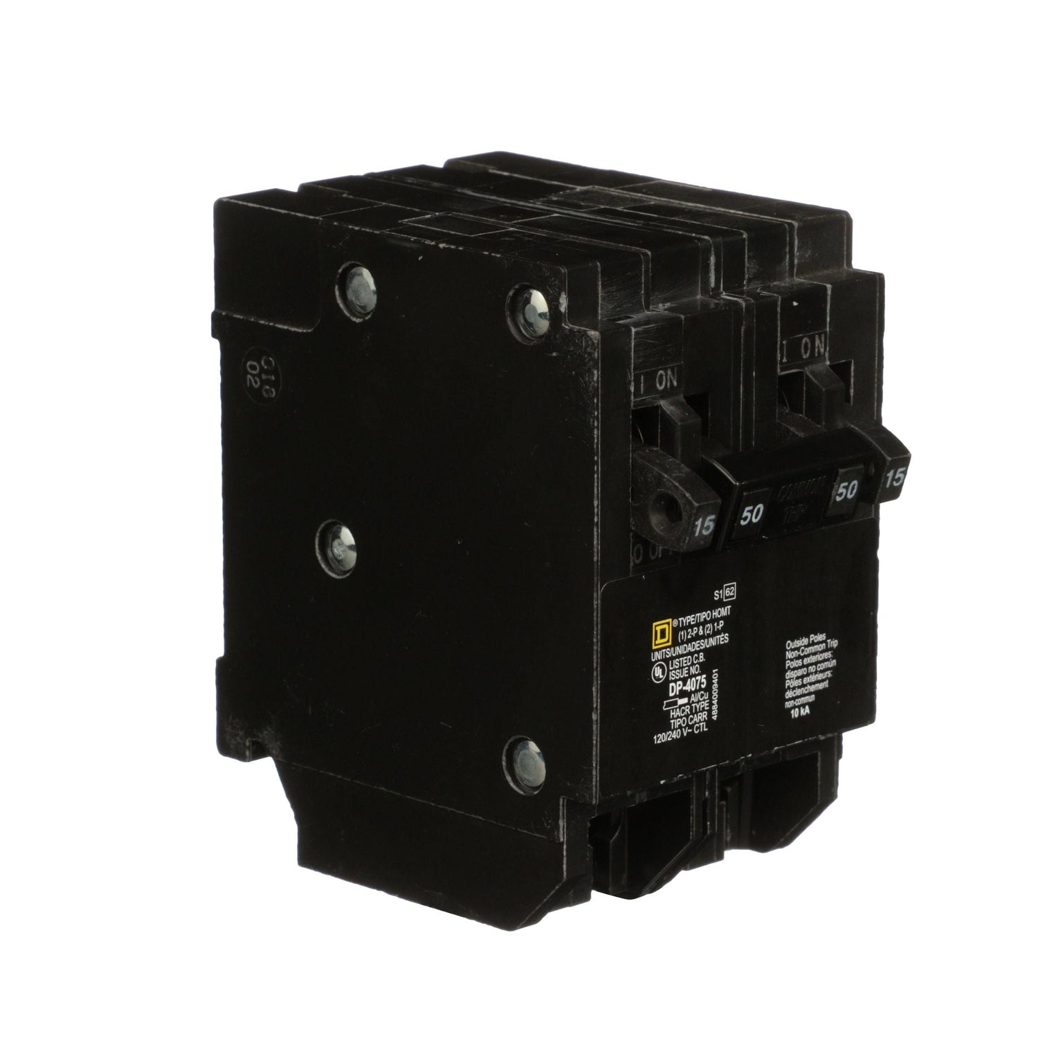 HOMT1515250CP - Square D Homeline - Quad Circuit Breaker