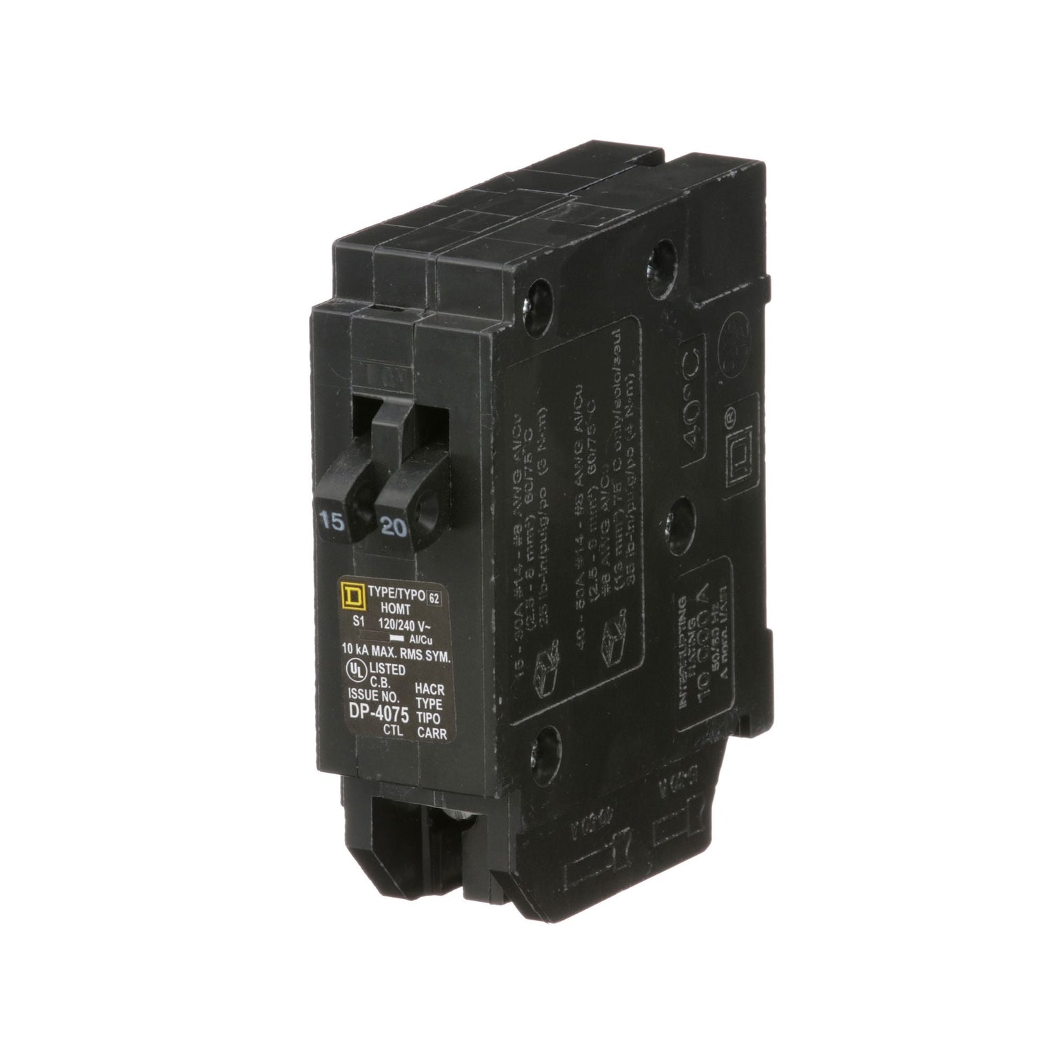 HOMT1520 - Square D Homeline - Tandem Circuit Breaker