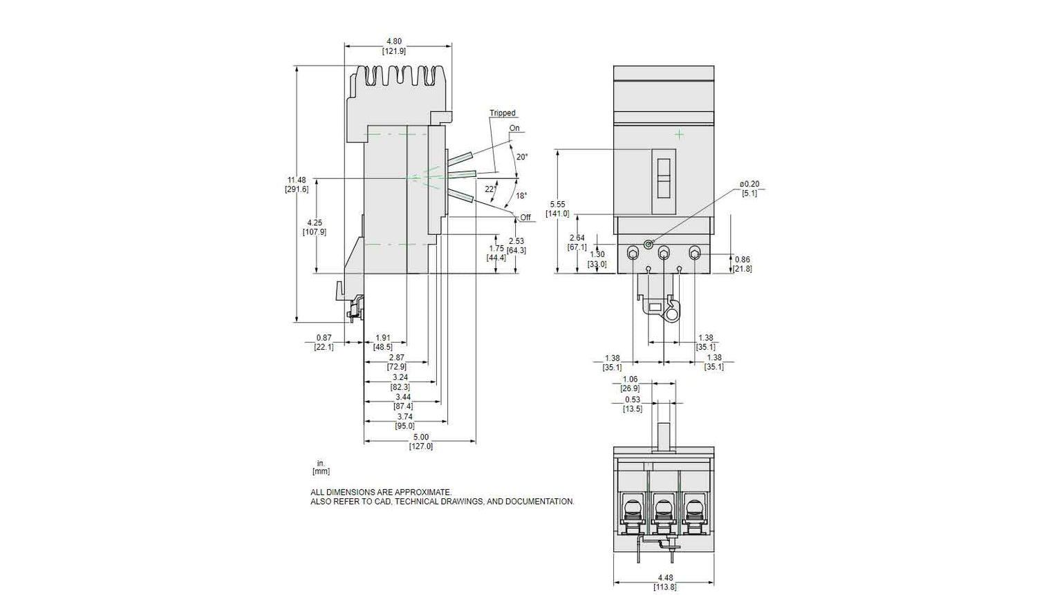 JDA36250U43X - Square D - Molded Case Circuit Breaker