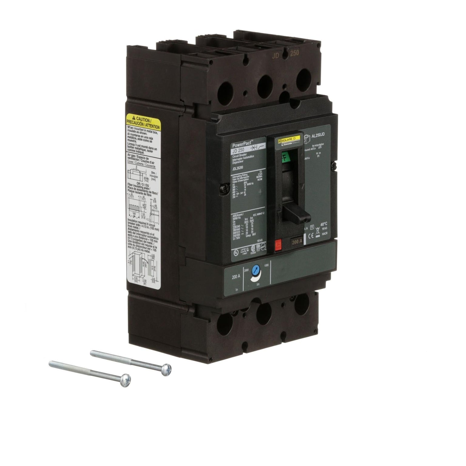 JDL26250 - Square D - Molded Case Circuit Breakers