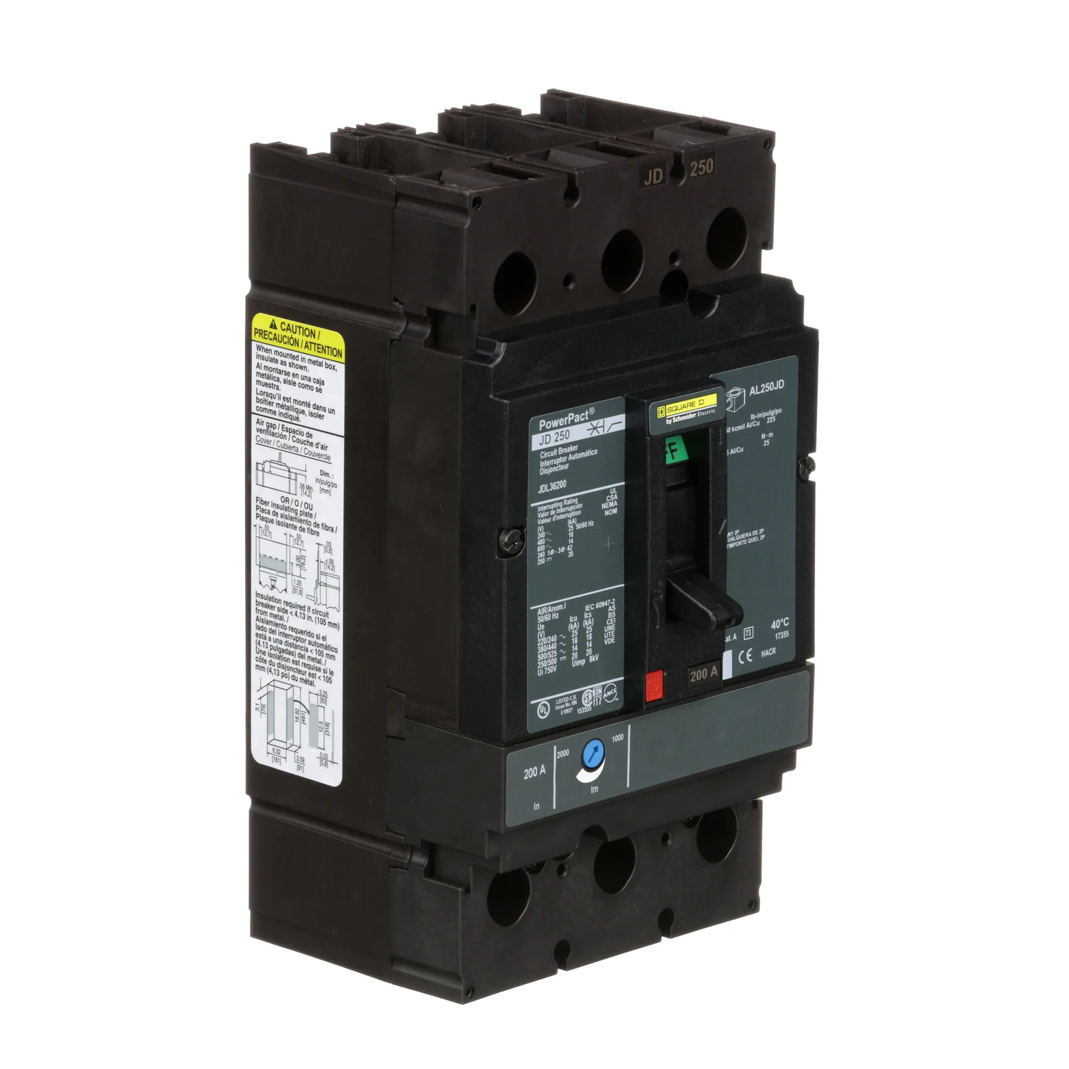 JDL36200 - Square D - Molded Case Circuit Breaker