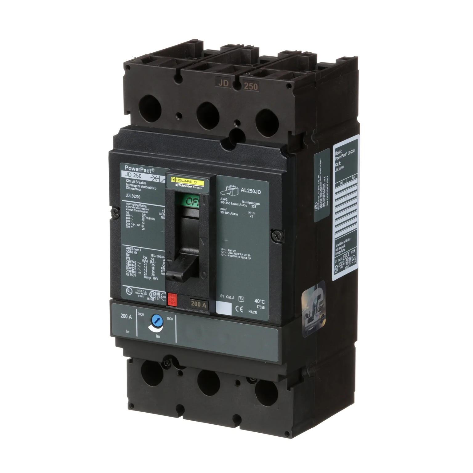 JDL36200 - Square D - Molded Case Circuit Breaker