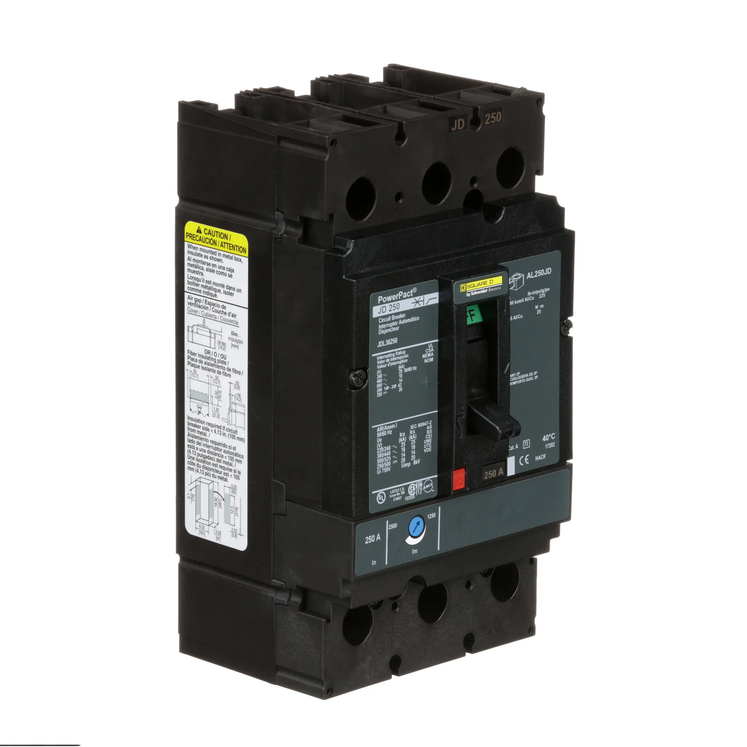 JDL36250 - Square D - Molded Case Circuit Breaker