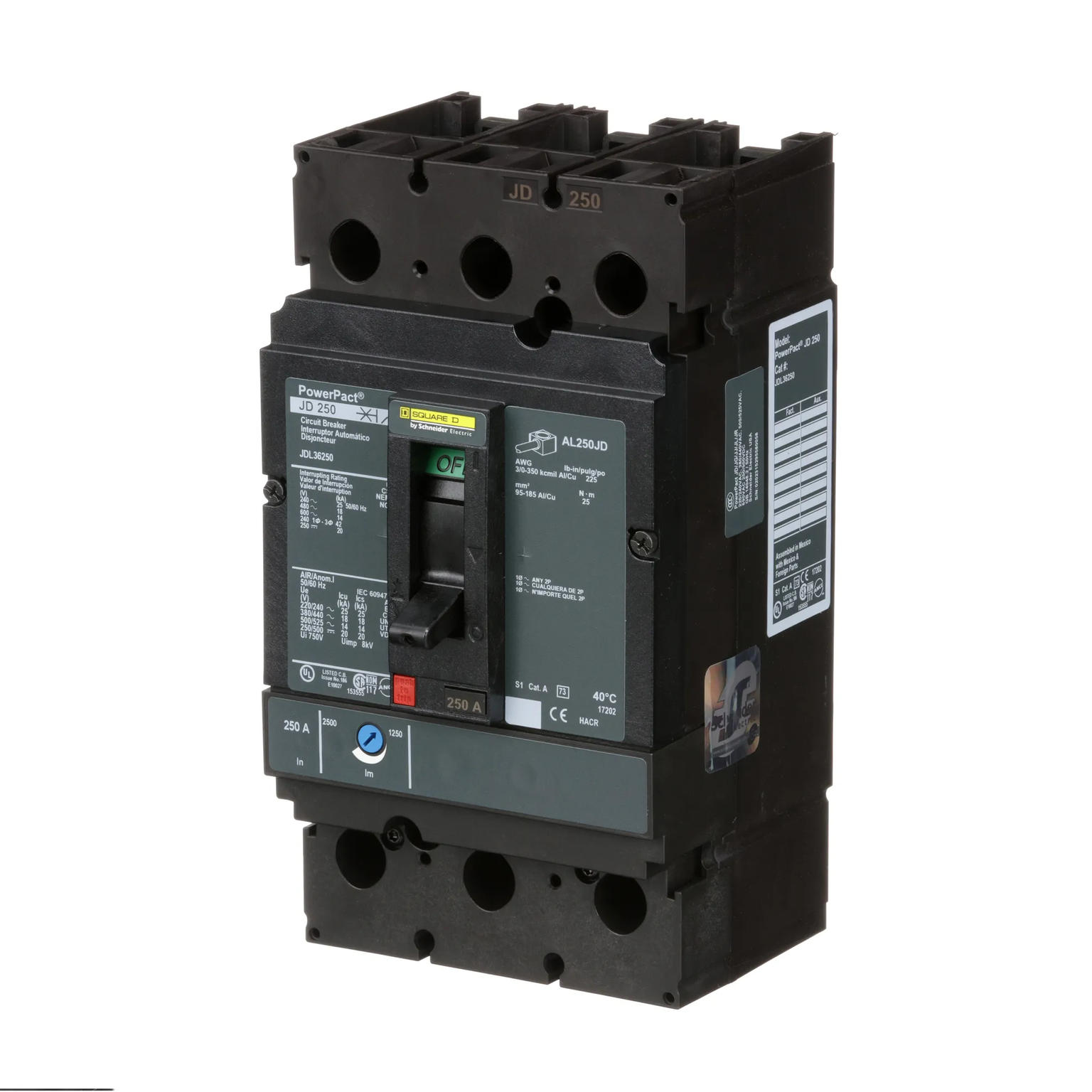 JDL36250 - Square D - Molded Case Circuit Breaker