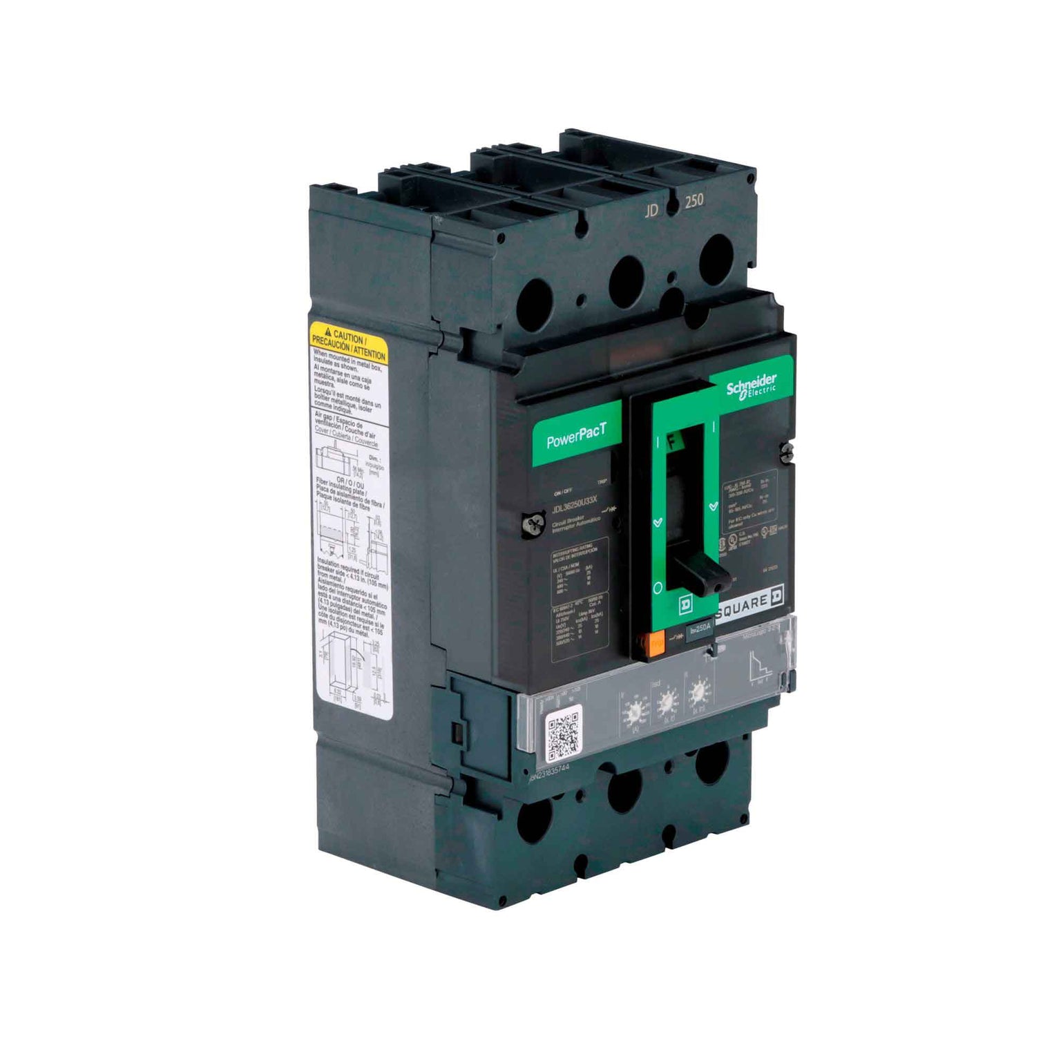 JDL36250U33X - Square D - Molded Case
 Circuit Breakers