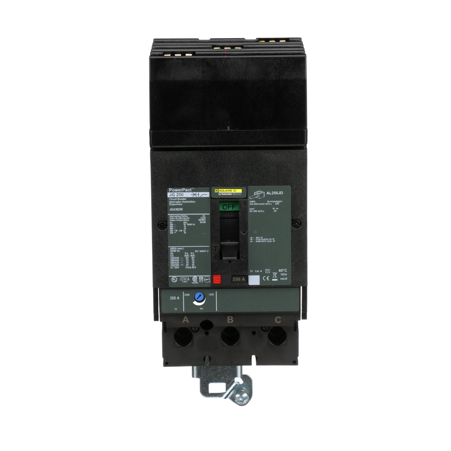 JGA36250 - Square D - Molded Case Circuit Breaker