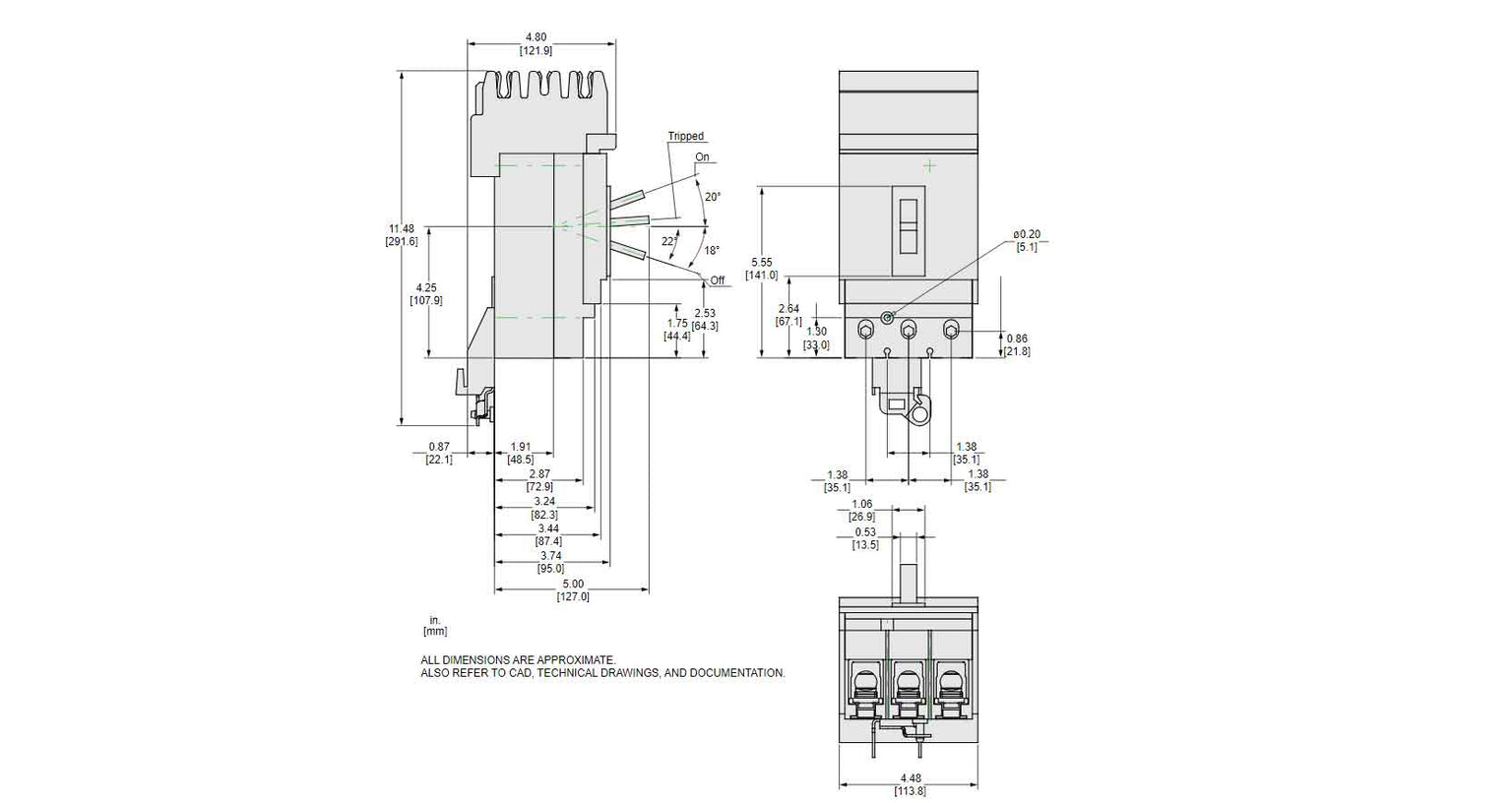 JGA36250U43X - Square D - Molded Case
 Circuit Breakers