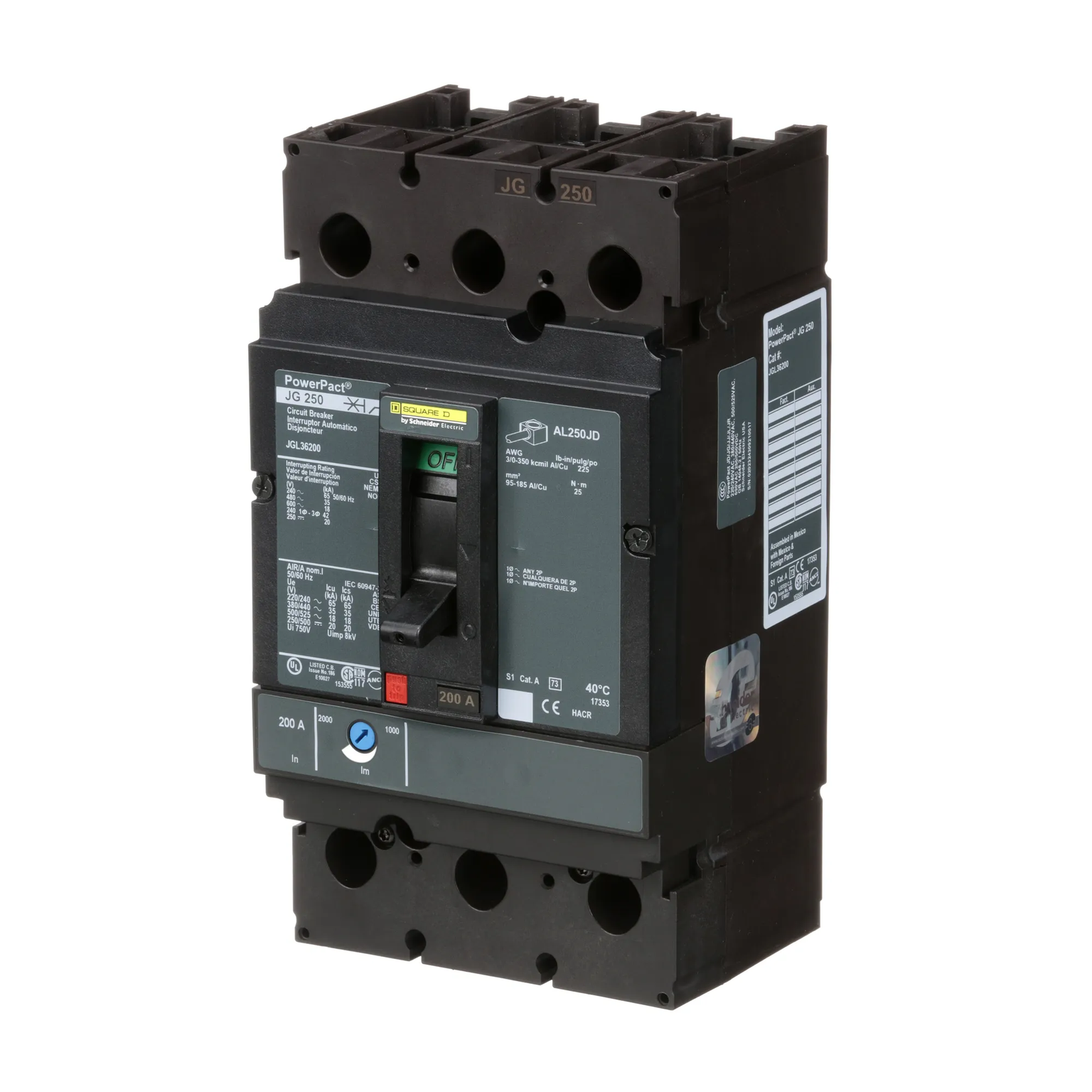 JGL36200 - Square D - Molded Case Circuit Breaker