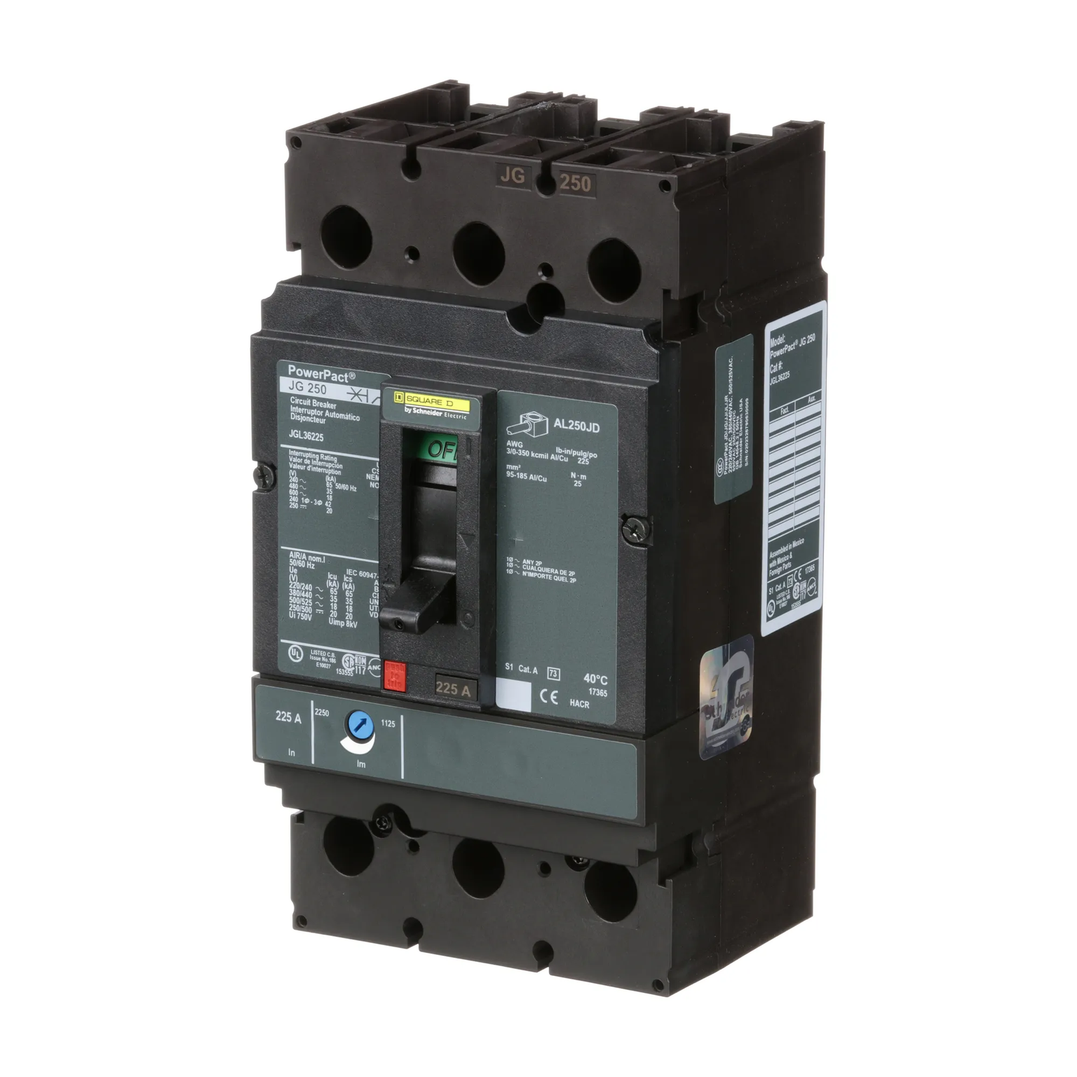 JGL36225 - Square D - Molded Case Circuit Breaker