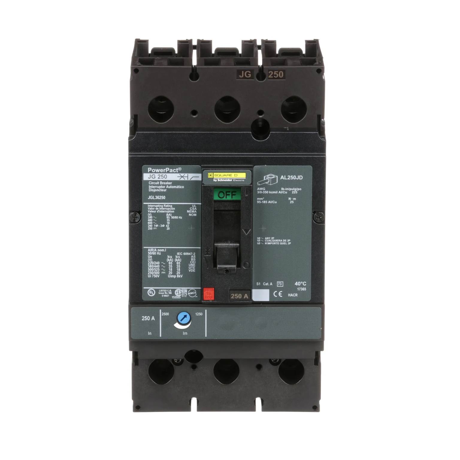 JGL36250 - Square D - Molded Case Circuit Breaker