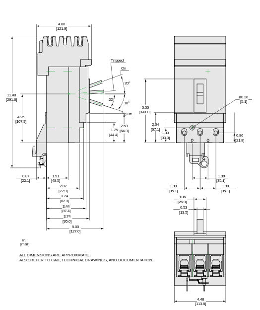 JDA36175 - Square D - Molded Case Circuit Breaker