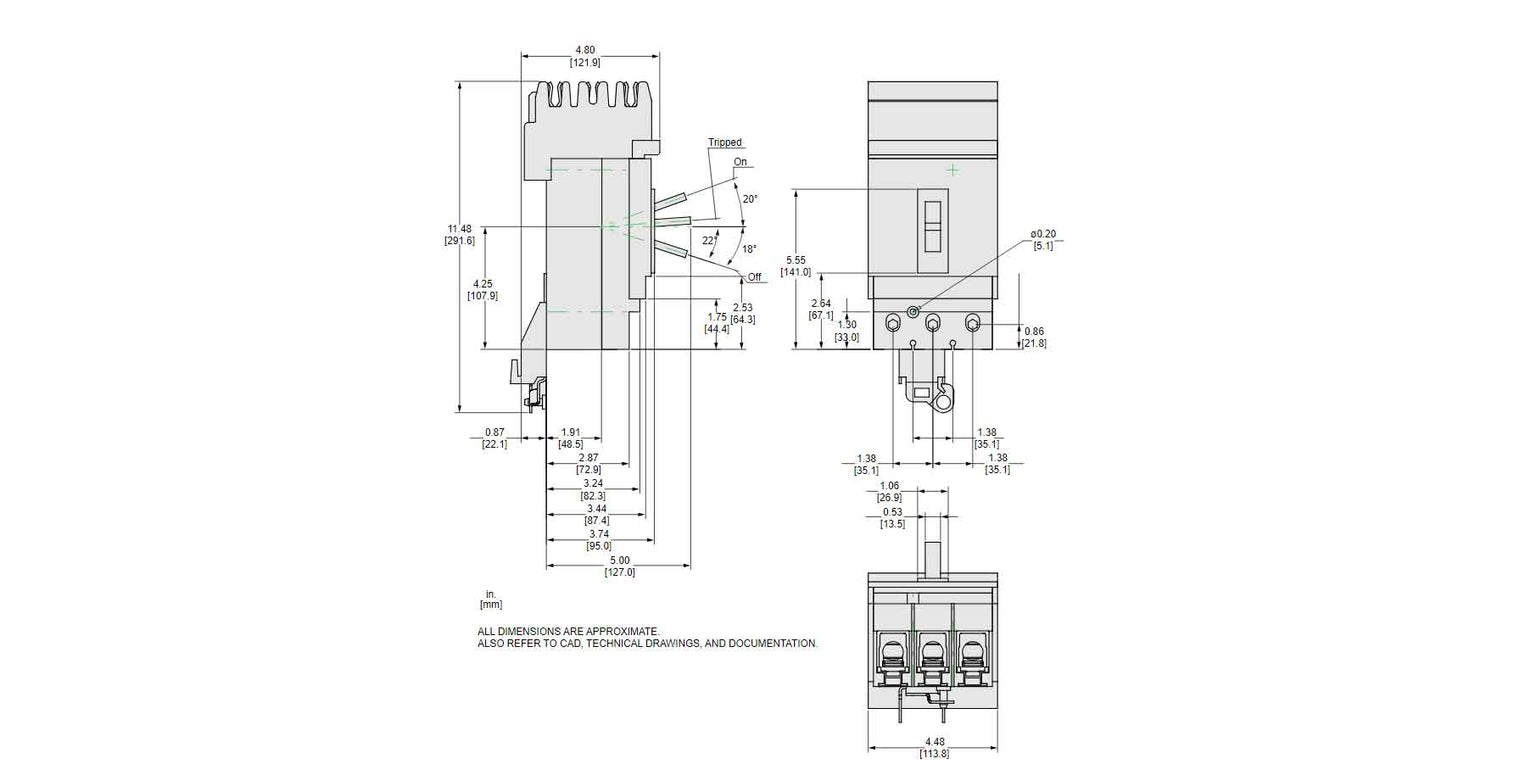 JJA36250U54X - Square D - Molded Case
 Circuit Breakers