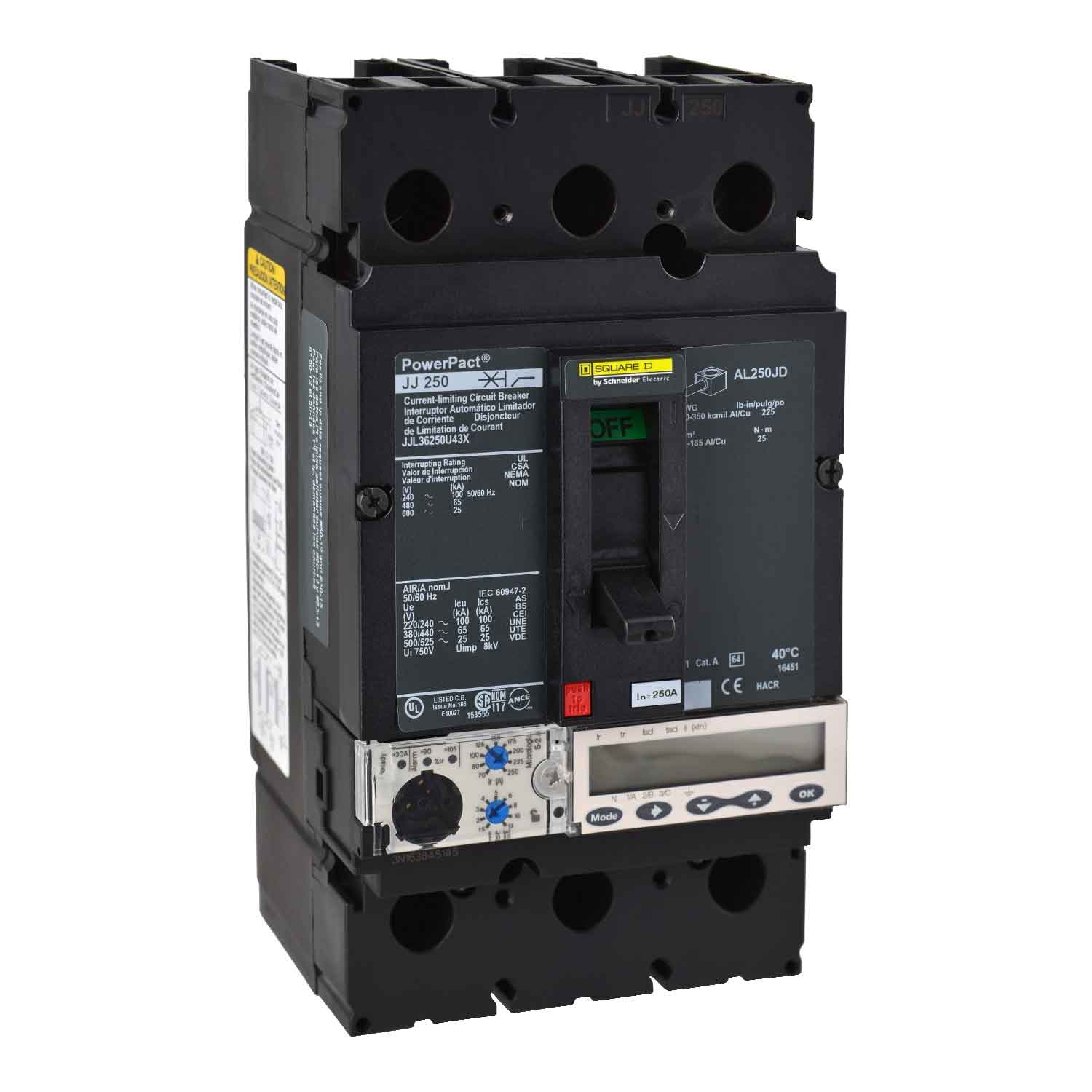 JJL36250U43X - Square D - Molded Case
 Circuit Breakers