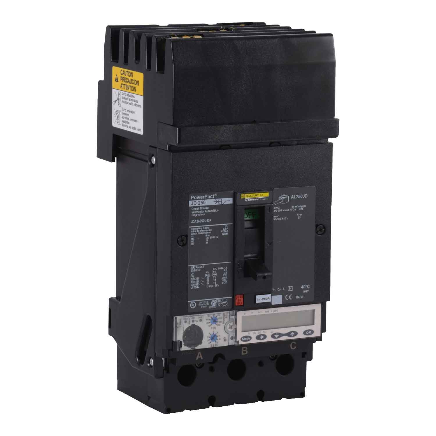 JLA36250U43X - Square D - Molded Case Circuit Breaker