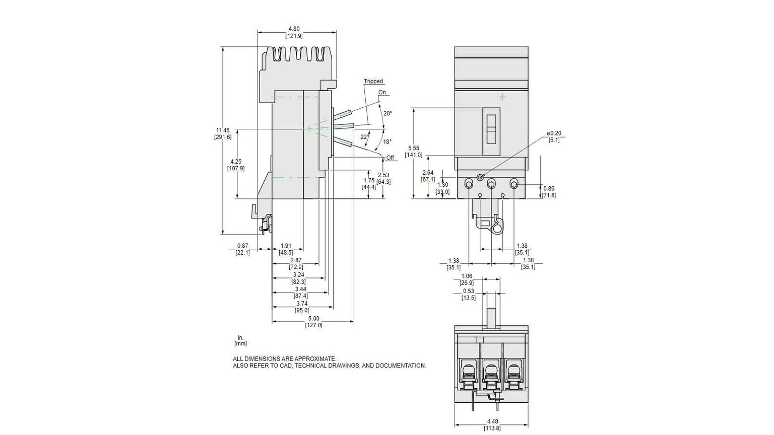 JRA36225 - Square D - Molded Case
 Circuit Breakers