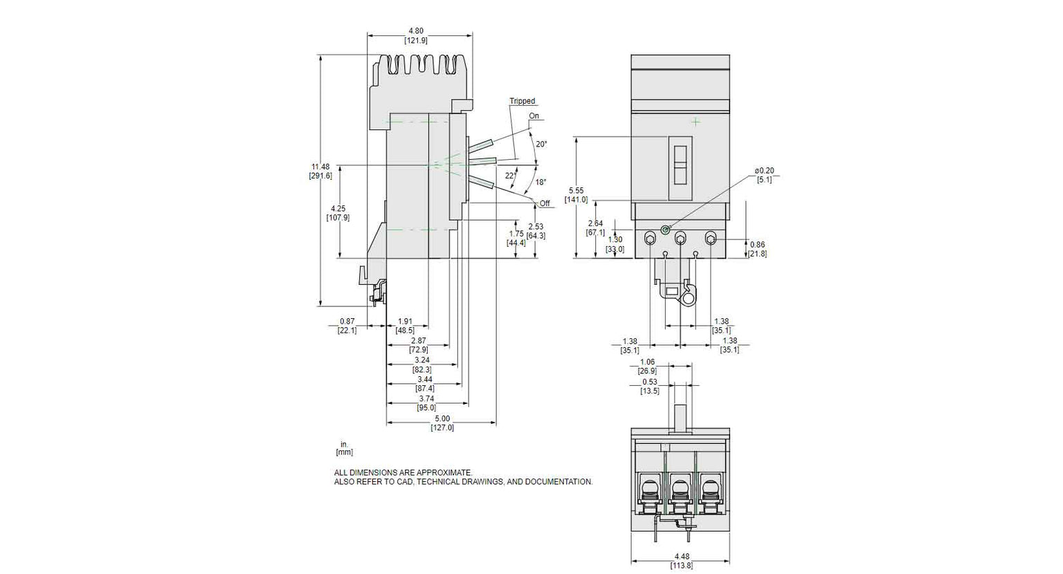 JRA36250U44X - Square D - Molded Case Circuit Breaker