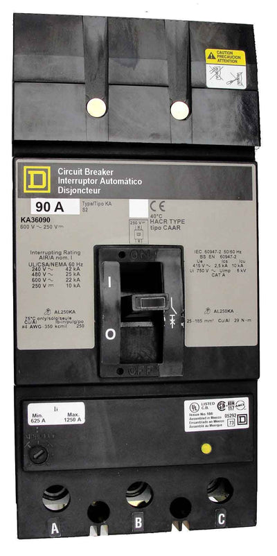 KA36090 - Square D - Molded Case
 Circuit Breakers