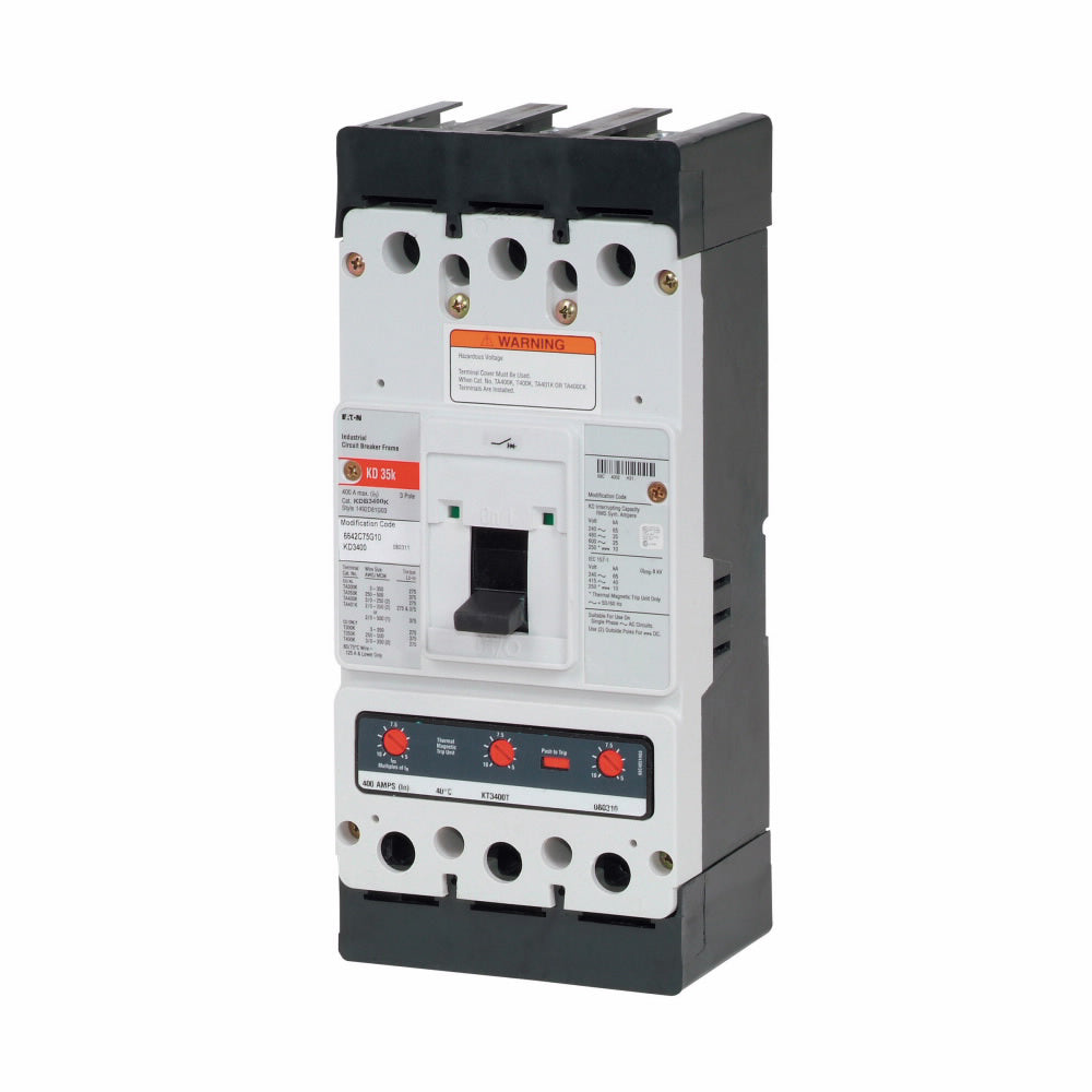 KDB3400K - Eaton - 400 Amp Molded Case Circuit Breaker