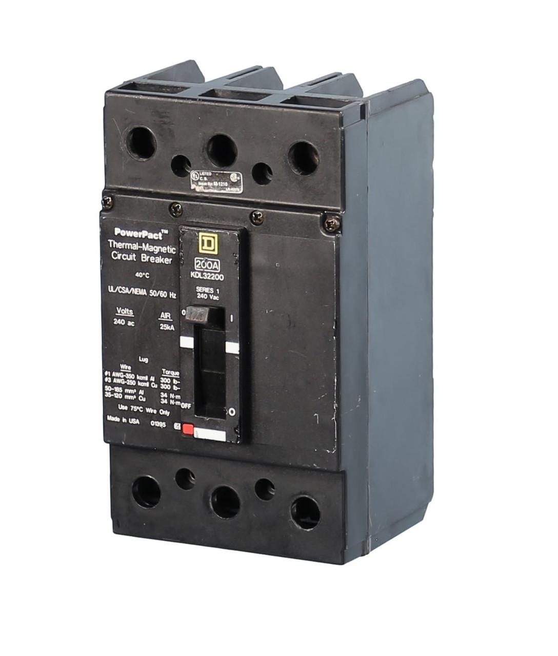 KDL32200 - Square D - Molded Case Circuit Breakers