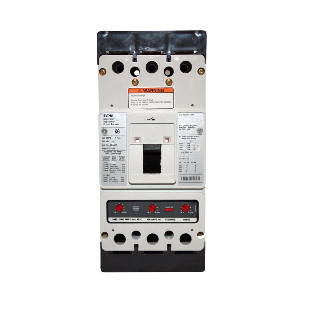 KG3400 - Eaton - Molded Case Circuit Breakers