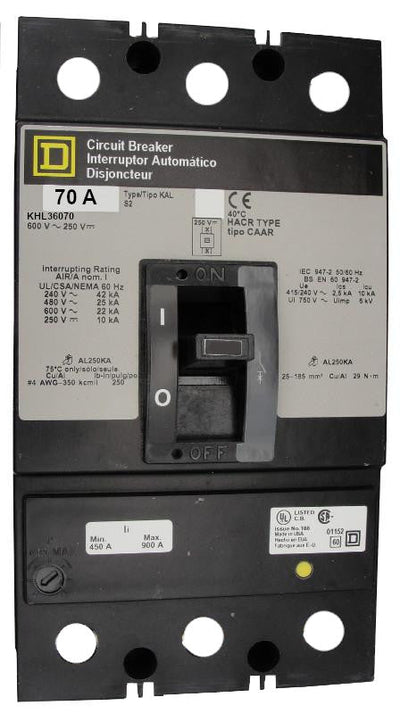 KHL36070 - Square D - Molded Case Circuit Breaker