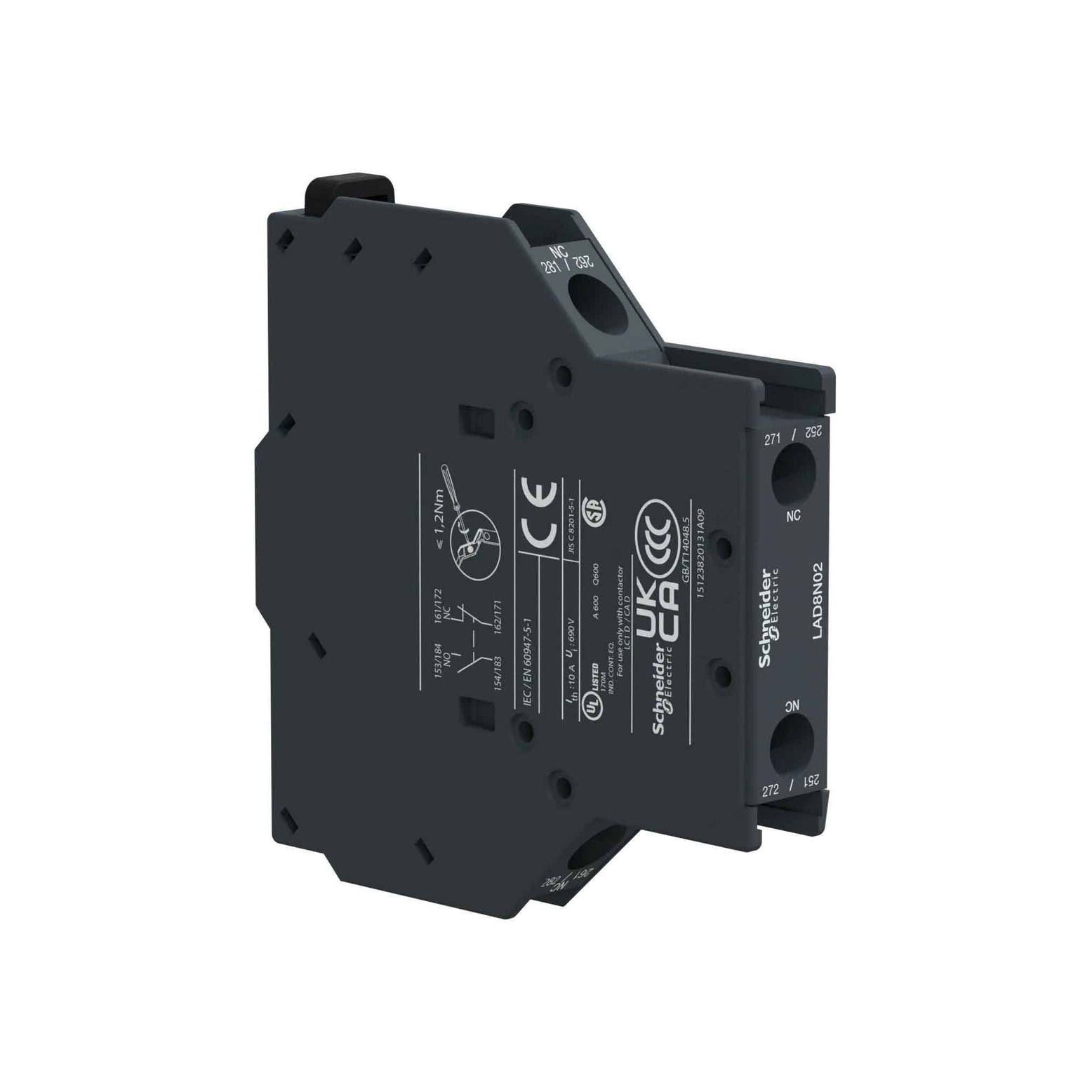 LAD8N02 - Square D - Auxiliary Contact Block