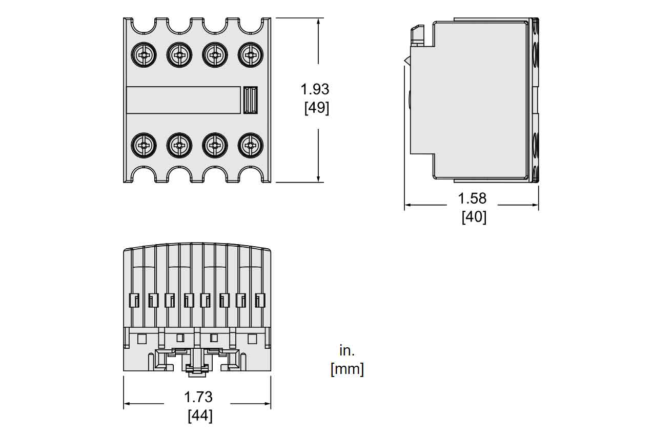 LADC22 - Square D - Auxiliary Contact Block