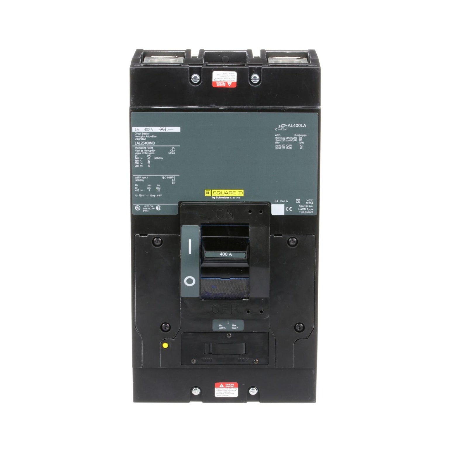 LAL26400MB - Square D - Molded Case Circuit Breakers